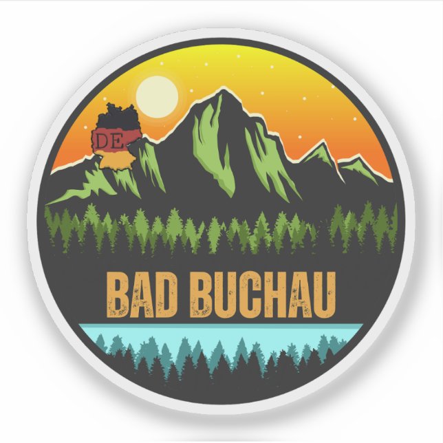 Bad Buchau, Deutschland Aufkleber (Vorderseite)