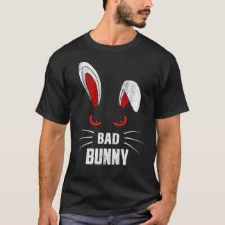 Bad Bunny Beängstigend Rabbit Cooler Tierfreund T-Shirt