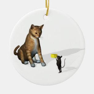 Bad Cat Keramikornament