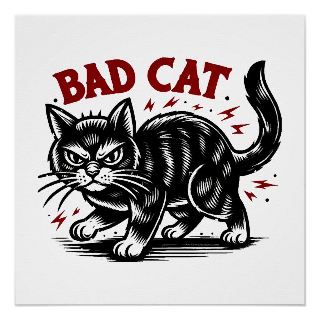 Bad Cat Poster (Vorderseite)