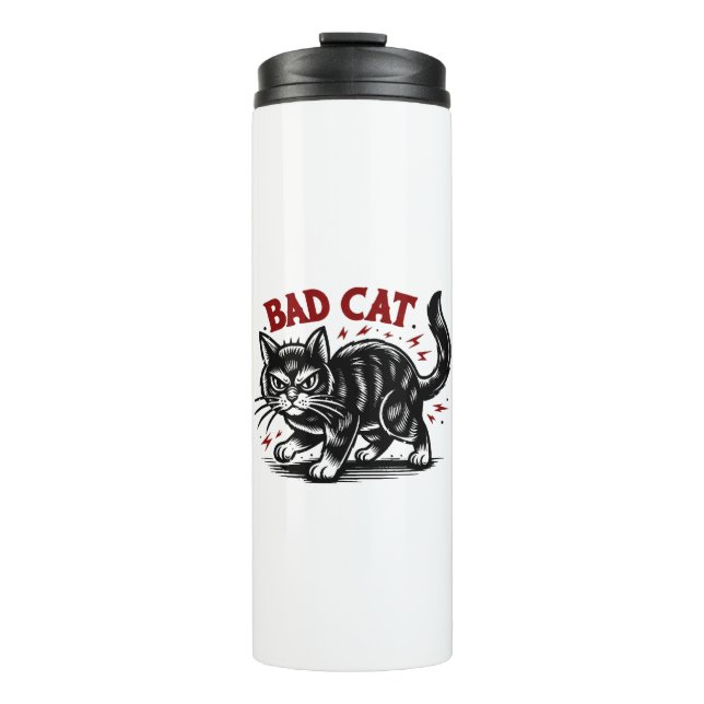 Bad Cat Thermosbecher (Vorderseite)