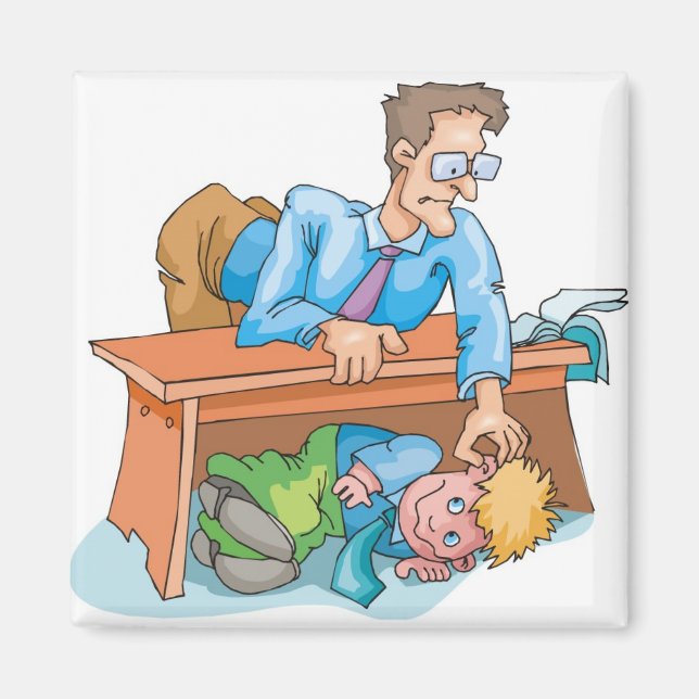 Bad Classroom Behavior Magnet (Vorne)