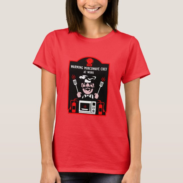 Bad Cook Geschenk T-Shirt (Vorderseite)