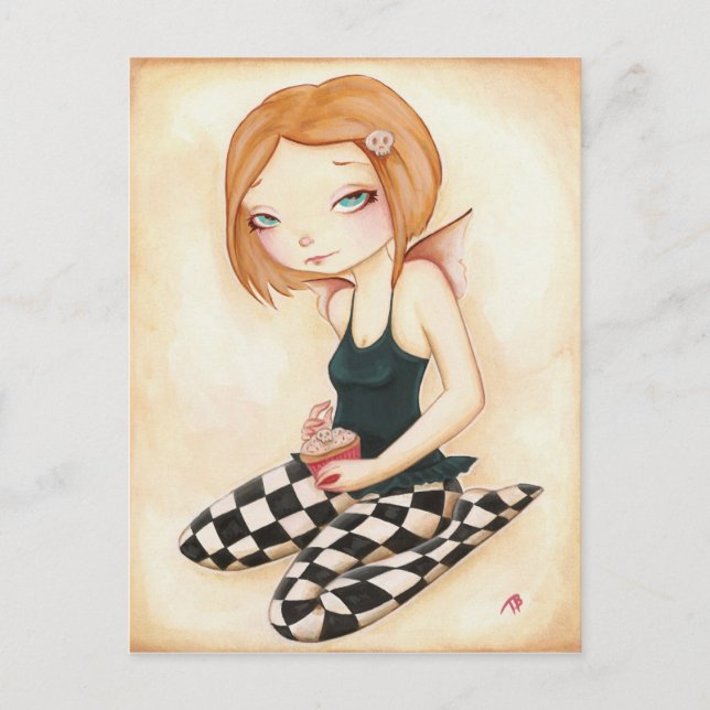 Bad cupcake - Fantasy Cupcake Postkarte (Vorderseite)