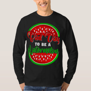 Bad Day to be a Watermelon Funny Frucht T-Shirt