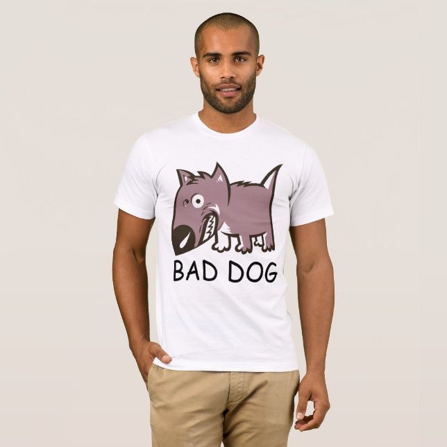 BAD DOG Funny T - Shirt (Vorne ganz)
