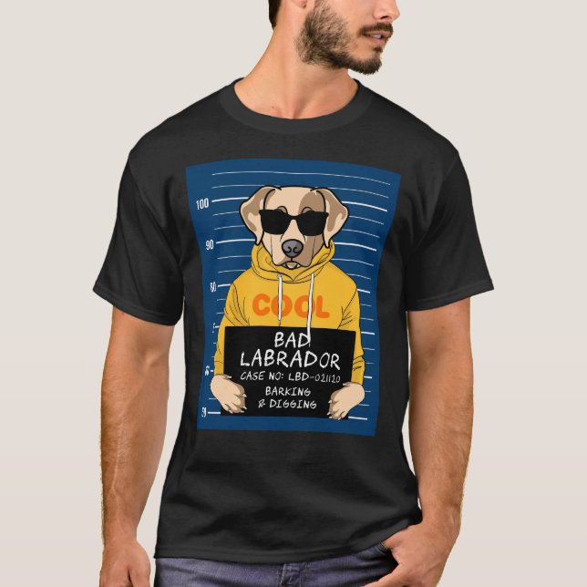 Bad Dog Labrador Retriever T-Shirt (Vorderseite)