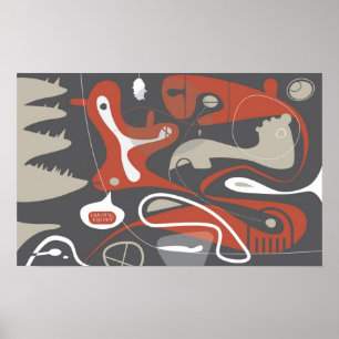 Bad Dreams Abstrakte Kunstdrucke Poster