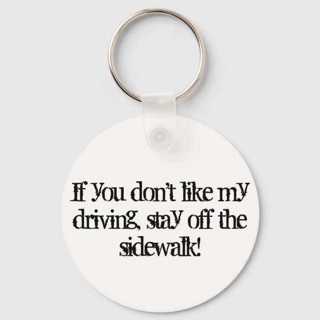 Bad Driver Schlüsselanhänger (Vorderseite)