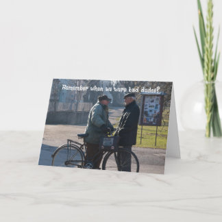 BAD DUDES BIRTHDAY CARD FOR HIM DANKESKARTE