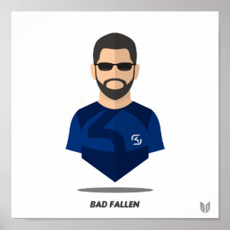 Bad Fallen Mini Poster