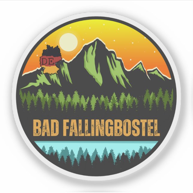 Bad Fallingbostel, Deutschland Aufkleber (Vorderseite)
