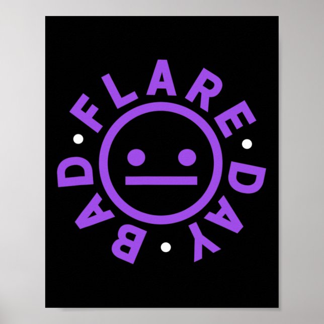 Bad Flare Day Chronic Pain Fibro Krieger Poster (Vorne)
