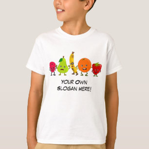 Bad Fruit Gang mit individualisierbarem Slogan T-Shirt