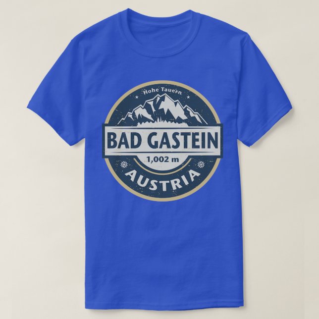Bad Gastein Österreich T-Shirt (Design vorne)