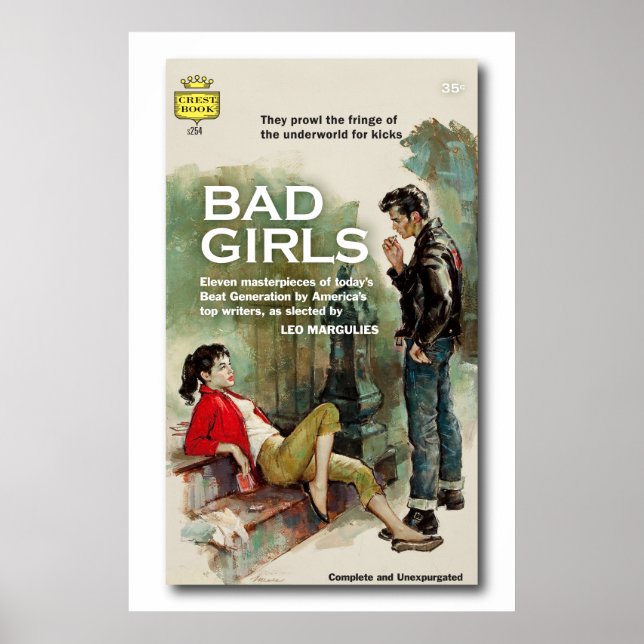Bad Girls Book Cover Poster (Vorne)