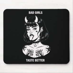 Bad Girls Geschmack Better Tattoo Devil Halloween  Mousepad