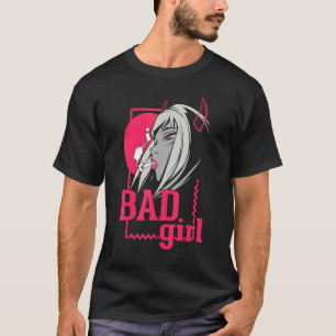 Bad Girls No Angel Rebellis Bad Attitude Naughty T-Shirt