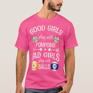 Bad Girls spielen mit Balls Billard Billard Billar T-Shirt