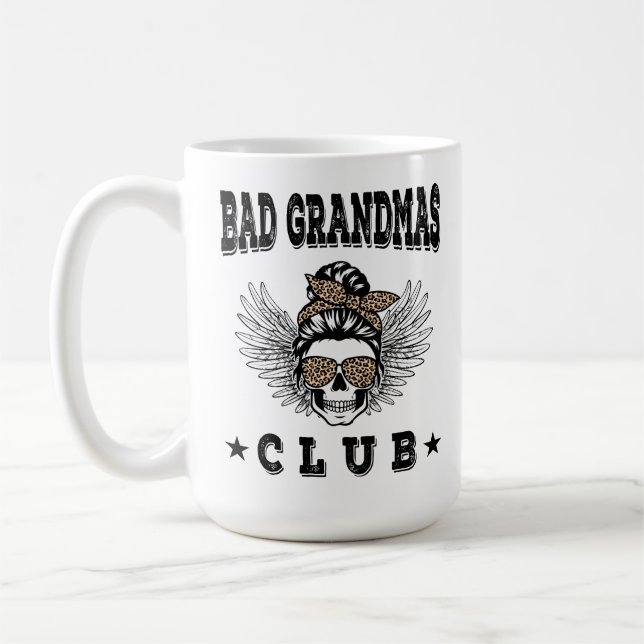 Bad Großmas Club lustiges Gigi Kaffeetasse (Links)