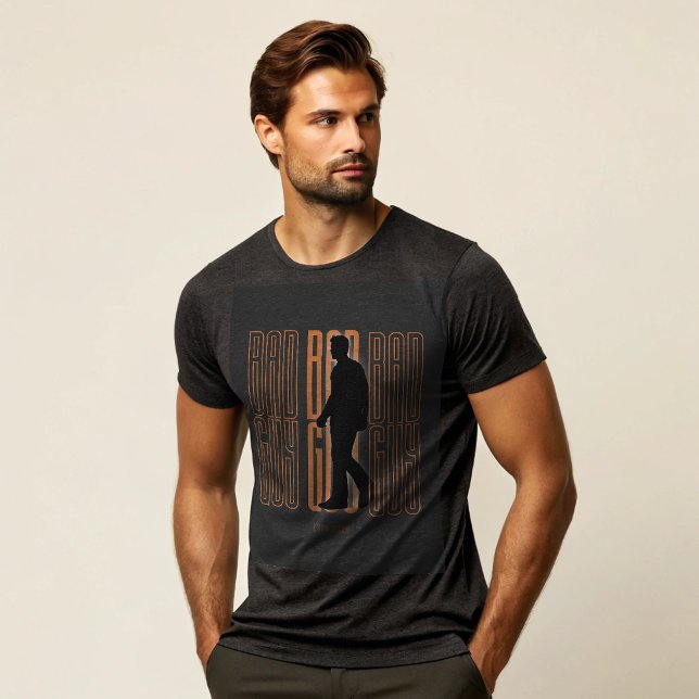 BAD GUY | Savage Alpha Minimalist Streetwear  Tri-Blend Shirt (Von Creator hochgeladen)