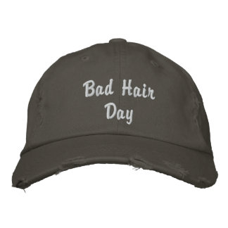 Bad Hair Day Hat Bestickte Kappe