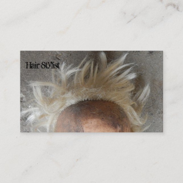 Bad Hair Day Visitenkarte (Vorderseite)