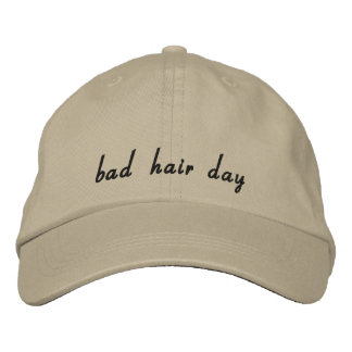 Bad Hair Day - Womens Baseballhut Bestickte Baseballkappe