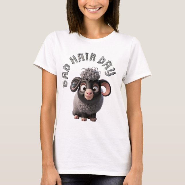 Bad Hair Day Women's Basic T - Shirt (Vorderseite)