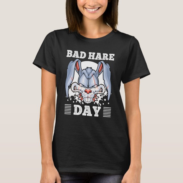 Bad Hare Day Angry Bunny Rabbits Kostüm T-Shirt (Vorderseite)