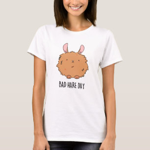 Bad Hare Day Funny Rabbit Pub T-Shirt