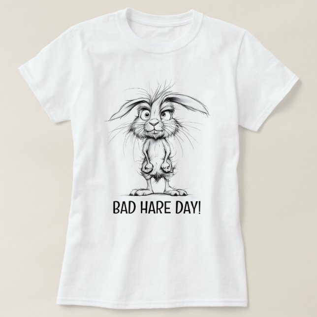Bad Hare Day T-Shirt (Design vorne)