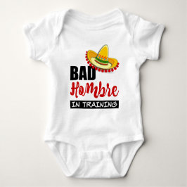 Bad Hombre in Ausbildung farbenfrohe Sombrero Baby Strampler