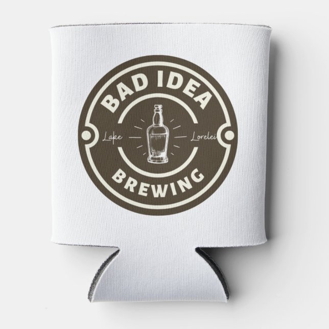 Bad Idea Brewing Coozie Dosenkühler (Vorderseite)