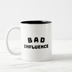 BAD Influence Classic Tasse – Fette schwarze Typog