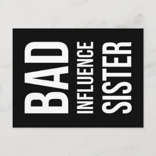 Bad Influenzaschwester Postkarte