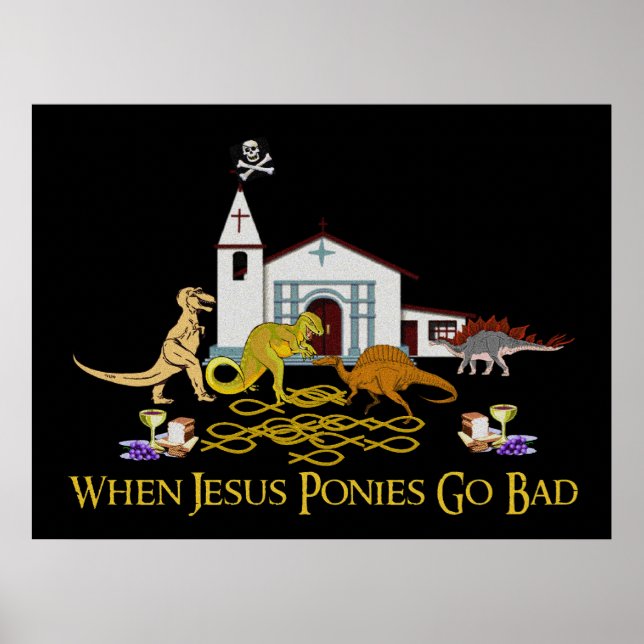 Bad Jesus Ponies Poster (Vorne)
