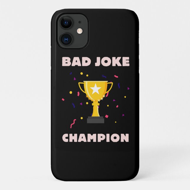 Bad Joke Champion Case-Mate iPhone Hülle (Rückseite)