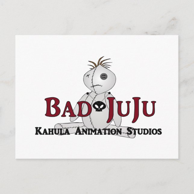 Bad JuJu Post Cards Postkarte (Vorderseite)