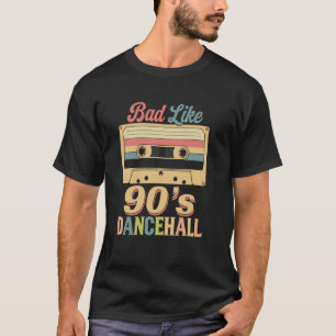 Bad Like 90er Dancehall Vintag DJ Turntable Retro T-Shirt