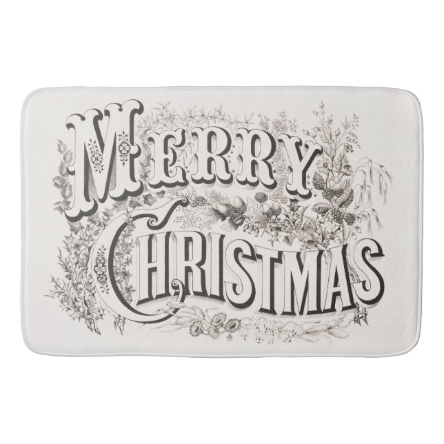 BAD MAT: NUR CHRISTMAS ILLUSTRATION BADEMATTE (Vorderseite)