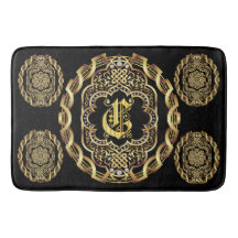 Bad-Matten des Monogramm-C fertigen umsandern