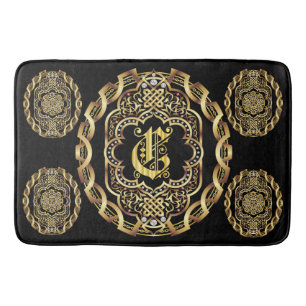 Bad-Matten des Monogramm-C fertigen umsandern Badematte