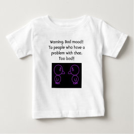 Bad Mood Baby Fine Jersey T - Shirt
