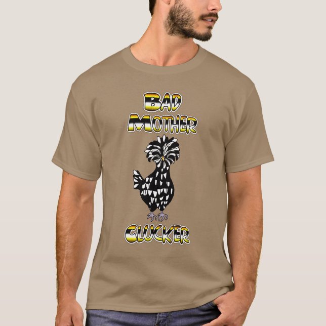 Bad Mother Clucker | Funny Chicken T-Shirt (Vorderseite)