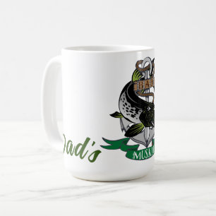 Bad Muskie Wrapped Around Award Boat Anchor Kaffeetasse