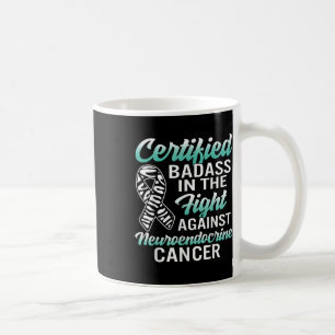 Bad Neuroendocrine Cancer Awareness Net Zebra Ribb Kaffeetasse