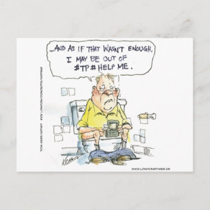 Bad nicht 4 Social Networking Funny T-Shirts & Ges Postkarte