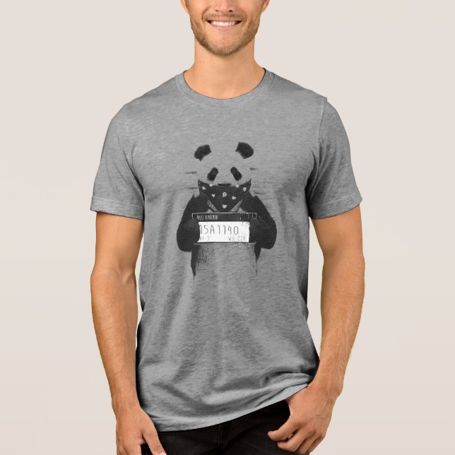 Bad Panda Tri-Blend Shirt (Vorderseite)