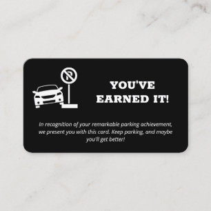 Bad Parking Visitenkarte